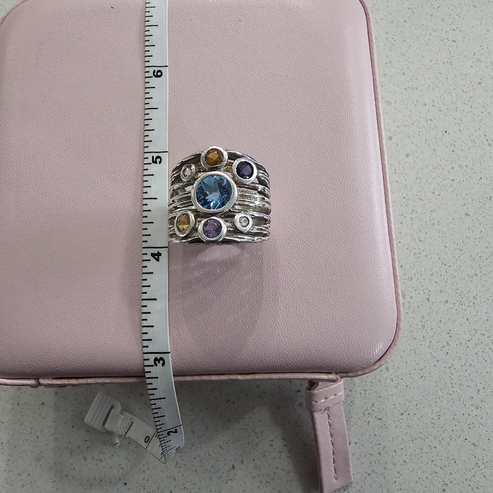 Custom Made Organic Style Sterling Silver Ring - Picture 7 of 10